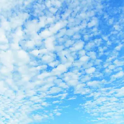 blue sky and clouds