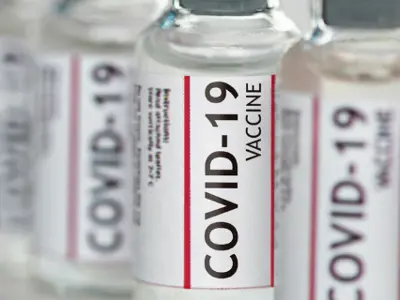 COVID vaccine vials